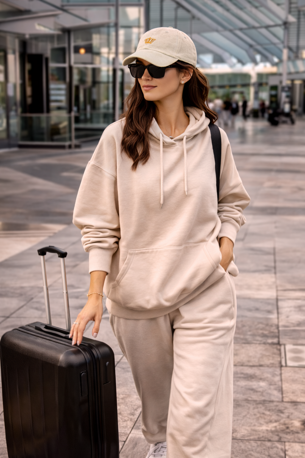 Sassy Co. Cap – Signature Crown (Cream Cord Edition)