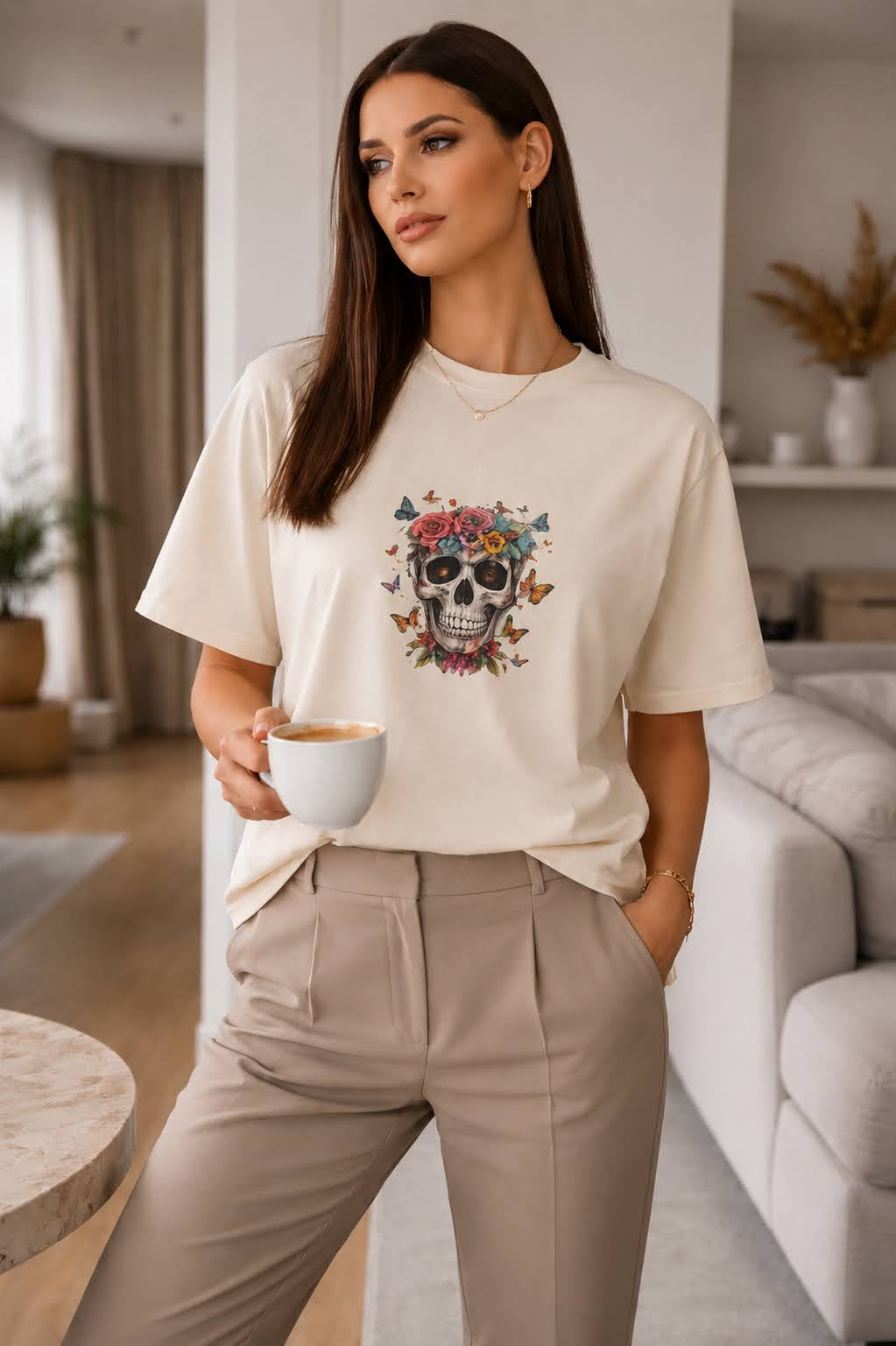 Skulls & Roses Heavy Tee – Heritage Edition