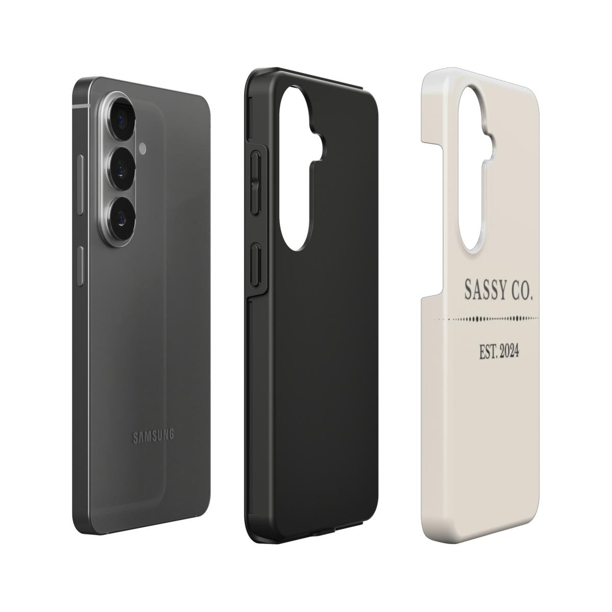 Sassy Co. Signature Phone Case – Cream Heritage Edition