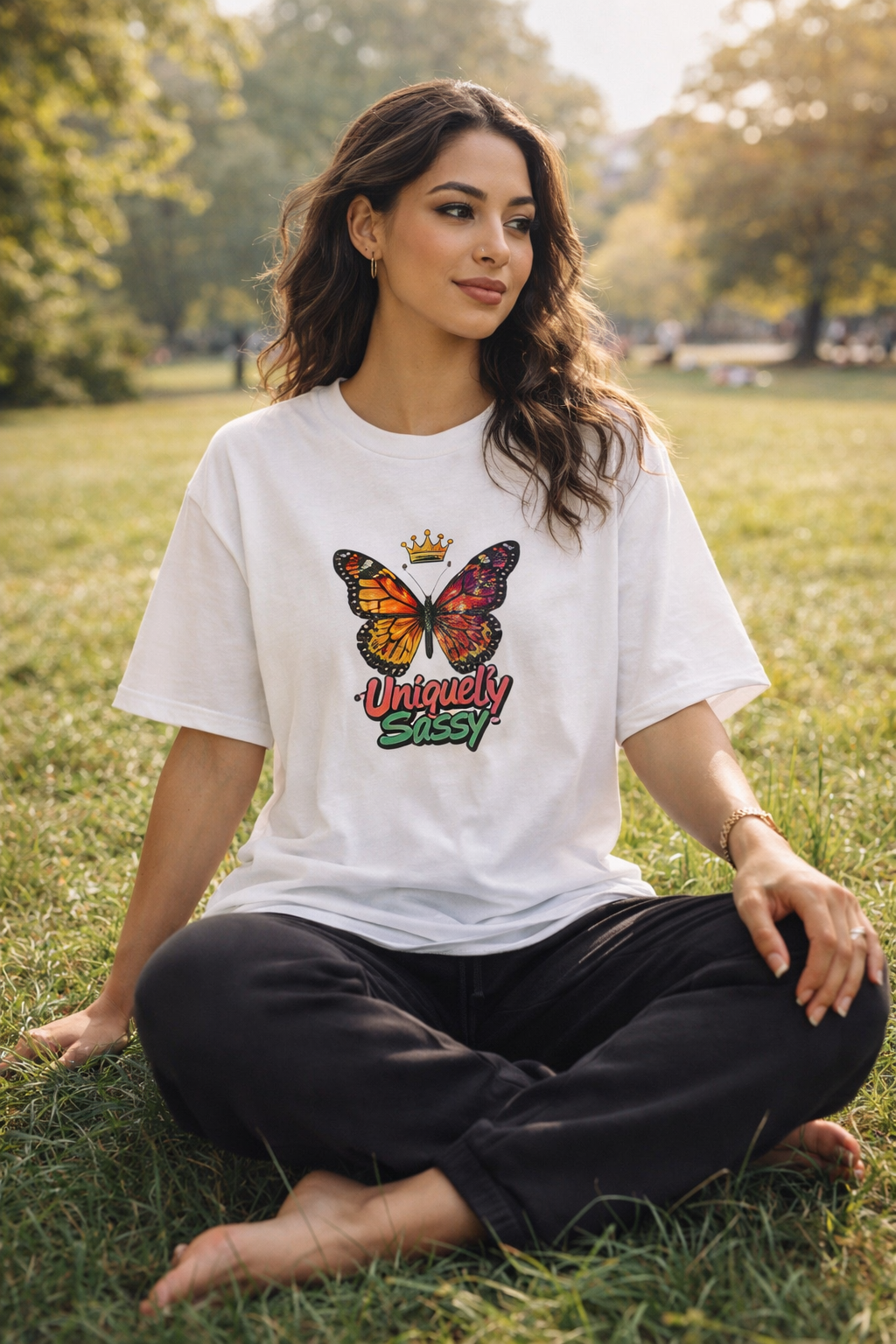 Uniquely Sassy Oversized Tee – Expression Edition