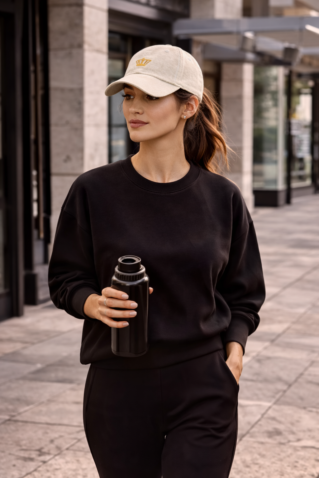 Sassy Co. Cap – Signature Crown (Cream Cord Edition)