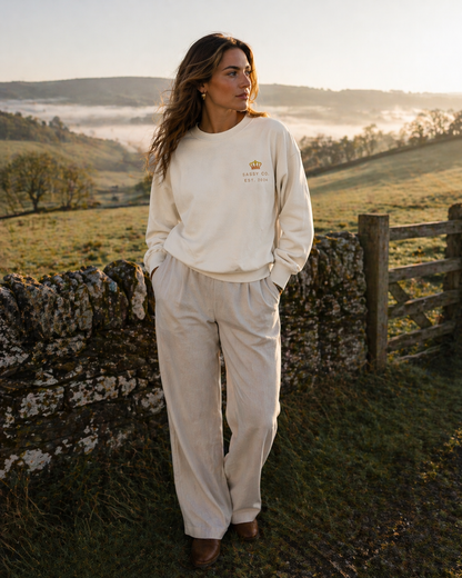 Sassy Co. Sweatshirt – Established Crown (Cream Edition)