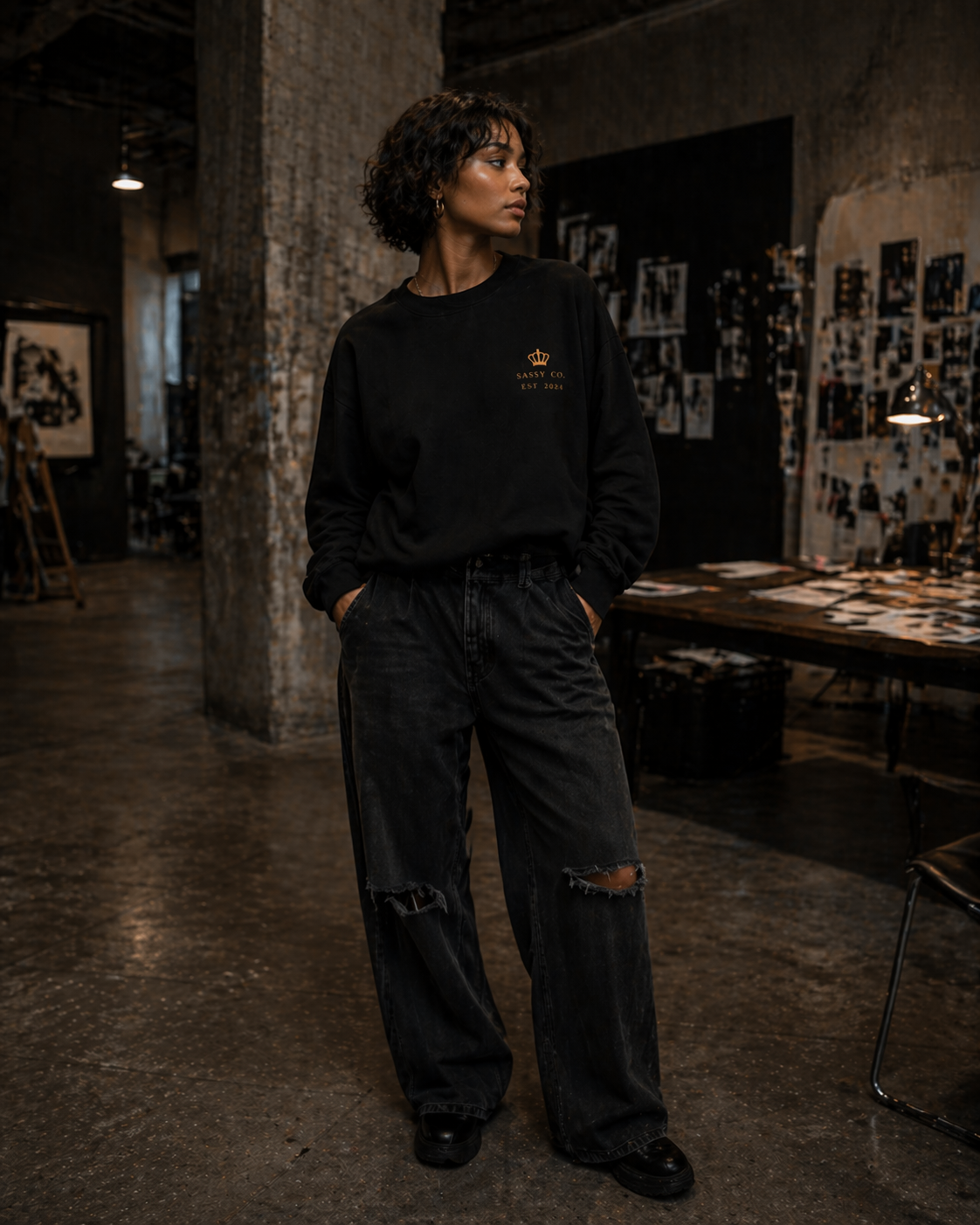 Sassy Co. Sweatshirt – Established Crown (Signature Edition)
