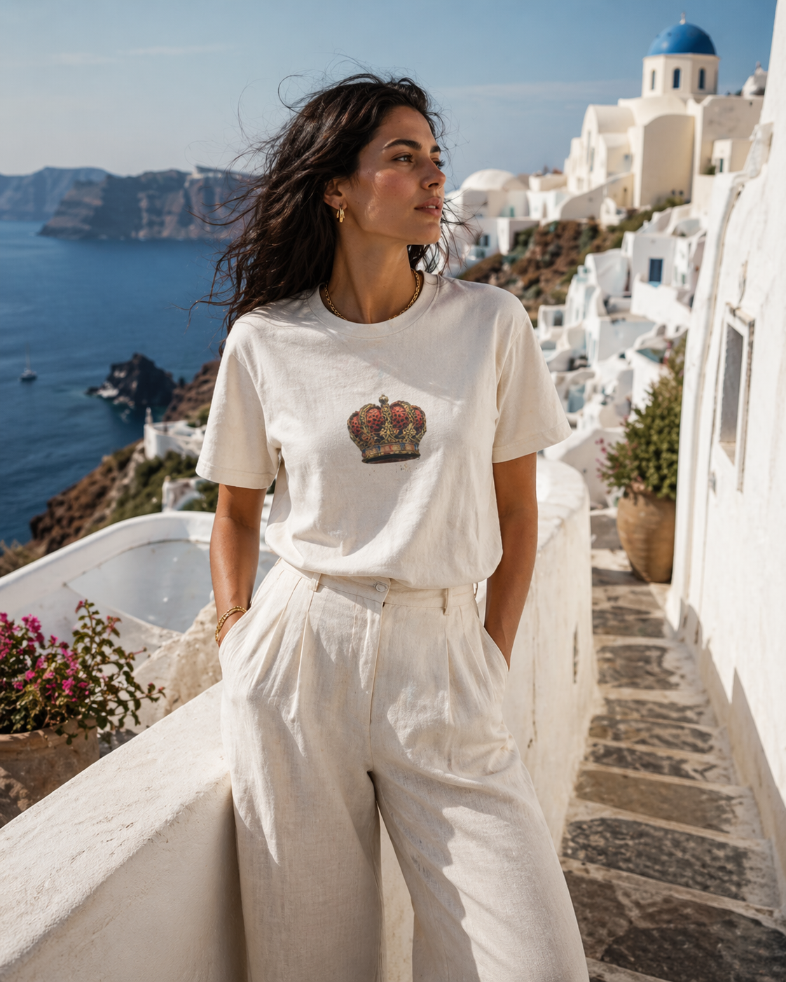 Sassy Co. T-Shirt – Royal Crown (Faded Vintage Edition)