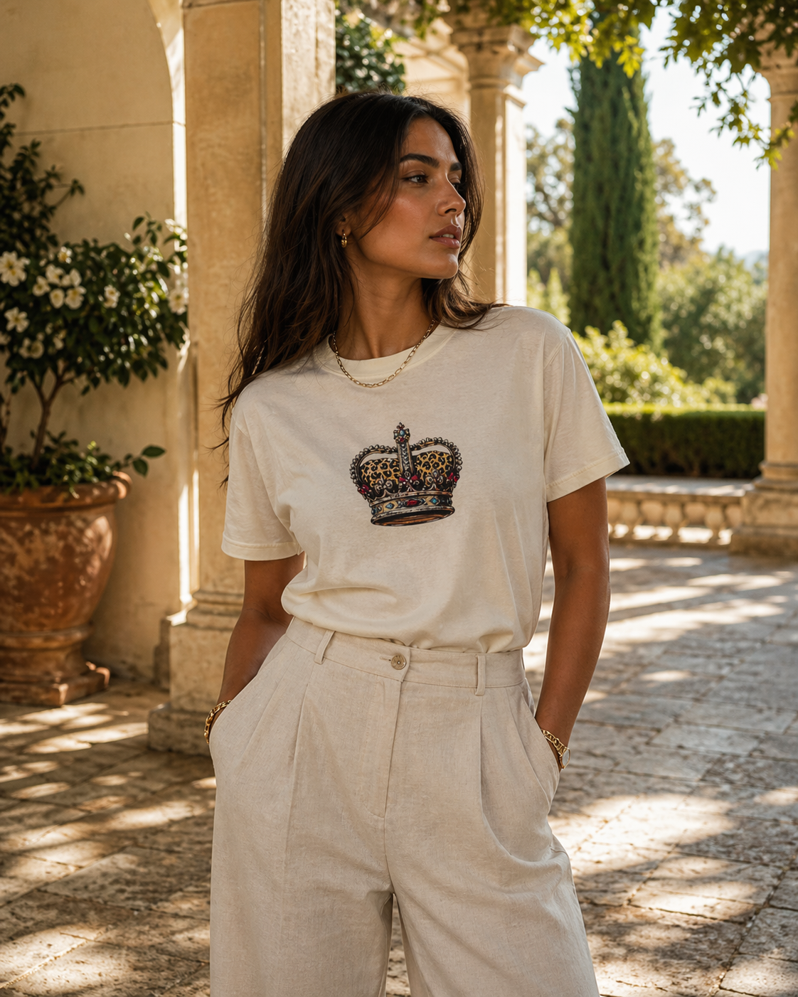 Sassy Co. T-Shirt – Royal Crown Statement Tee