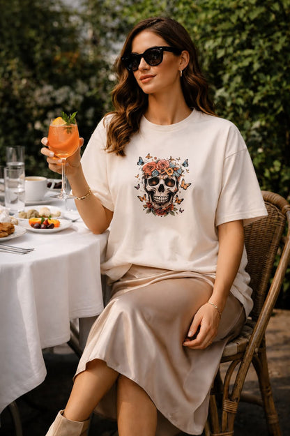 Skulls & Roses Heavy Tee – Heritage Edition