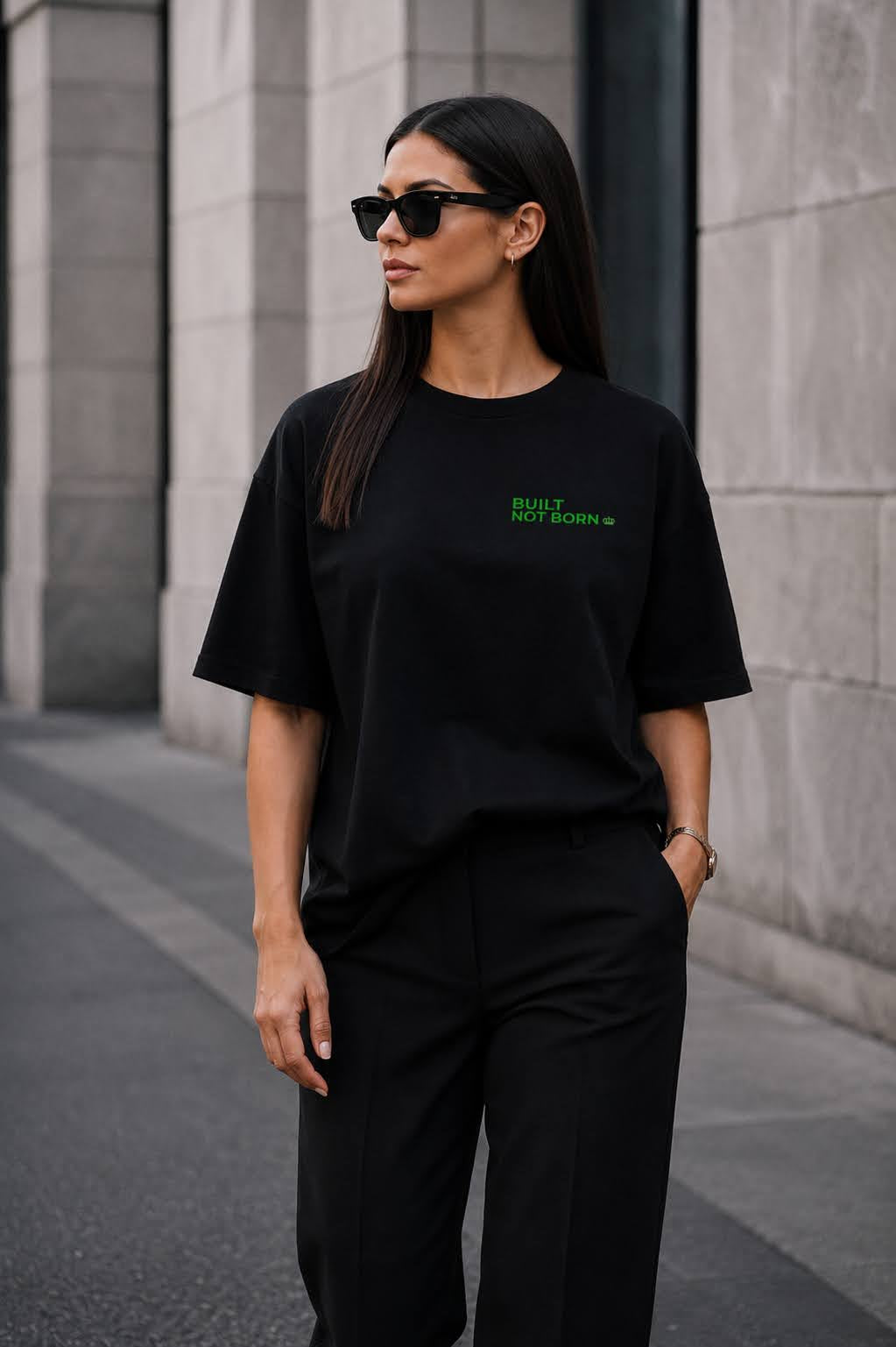 Built Not Born Tee – Neon Edition