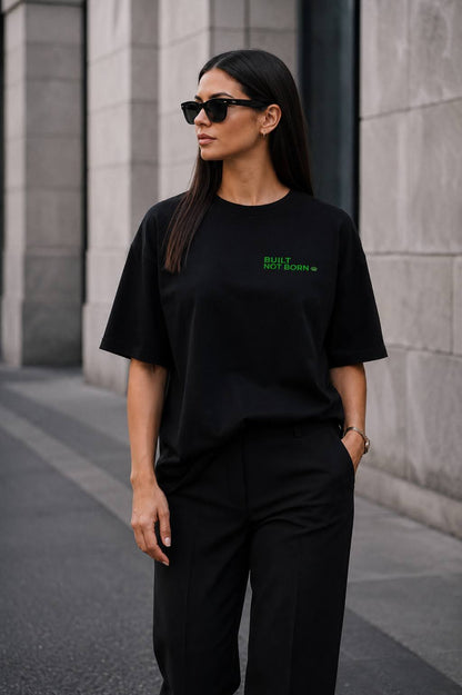 Built Not Born Tee – Neon Edition