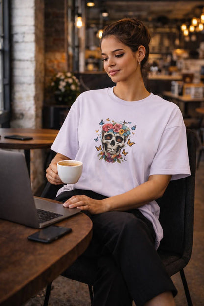 Skulls & Roses Heavy Tee – Soft Luxe Edition
