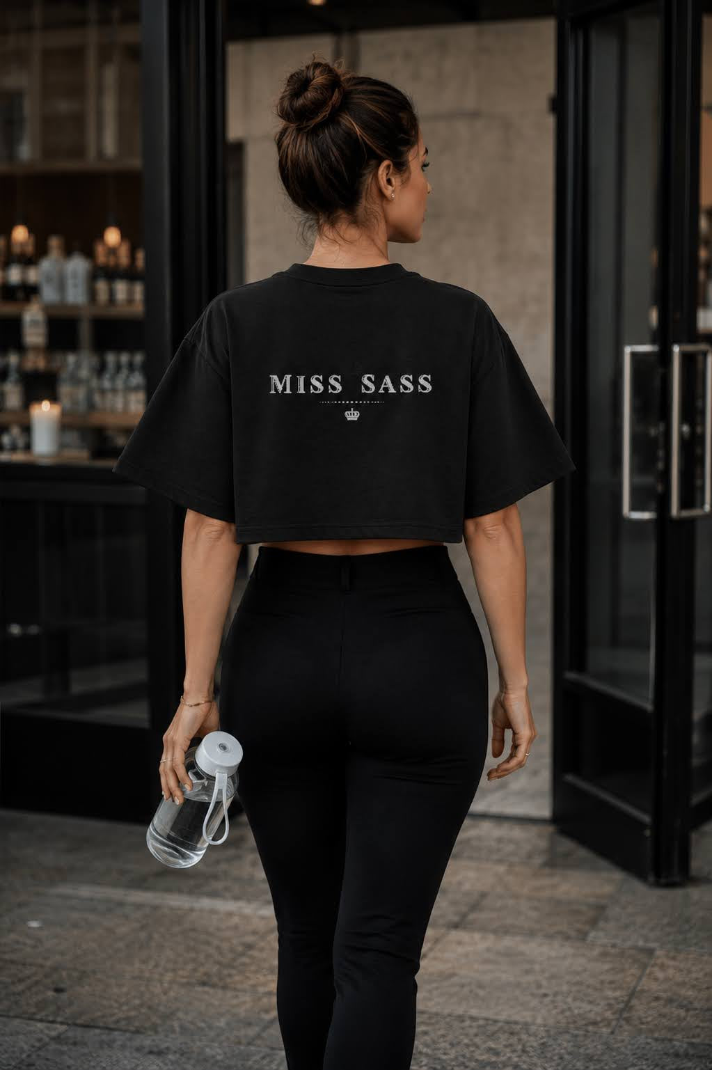 Miss Sass Crop Tee – Back Print Edition