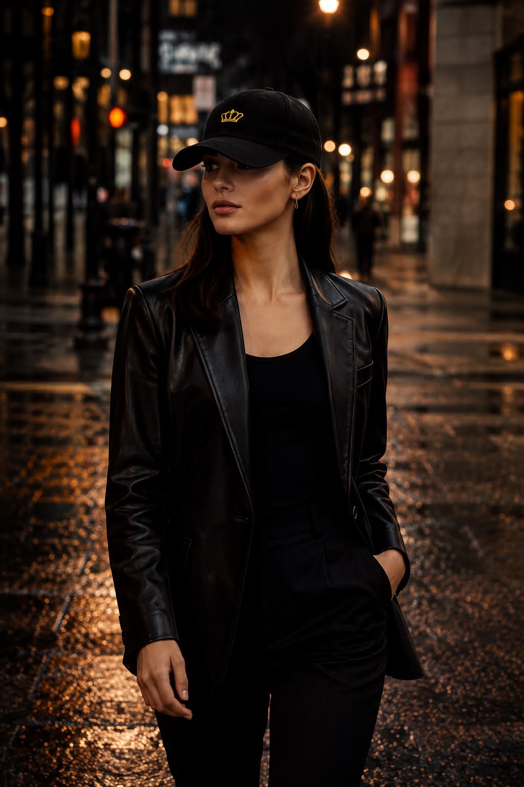 Sassy Co. Cap – Signature Crown (Black Cord Edition)