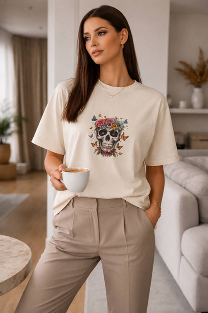 Skulls & Roses Heavy Tee – Heritage Edition