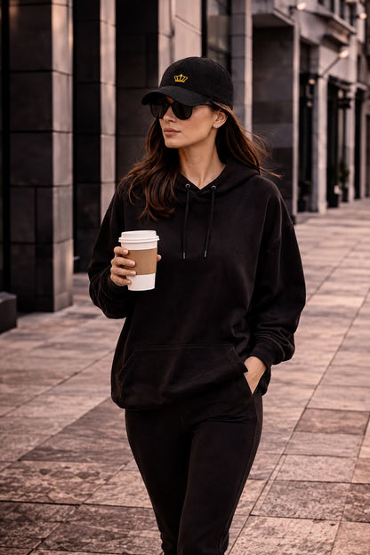 Sassy Co. Cap – Signature Crown (Black Cord Edition)
