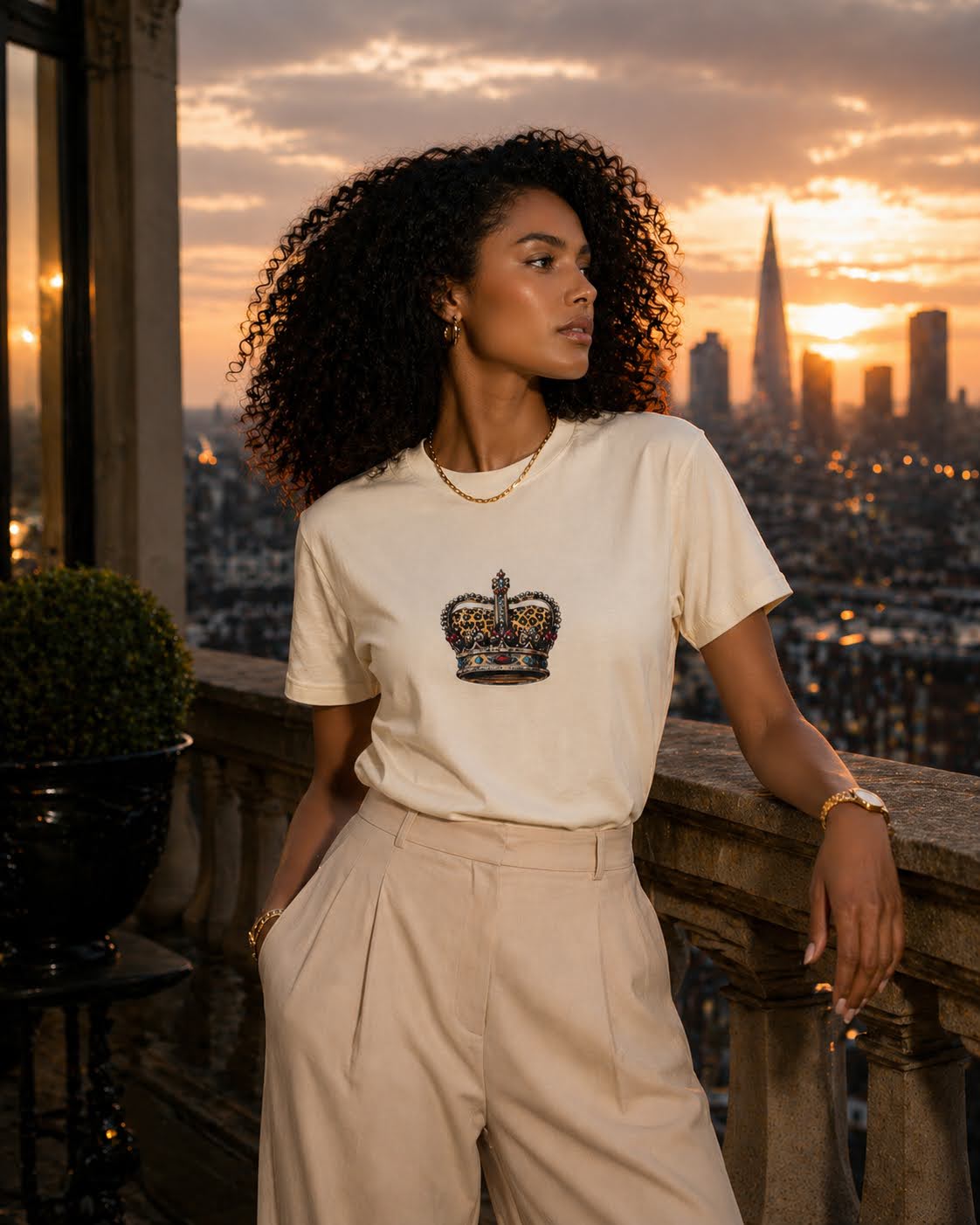 Sassy Co. T-Shirt – Royal Crown Statement Tee