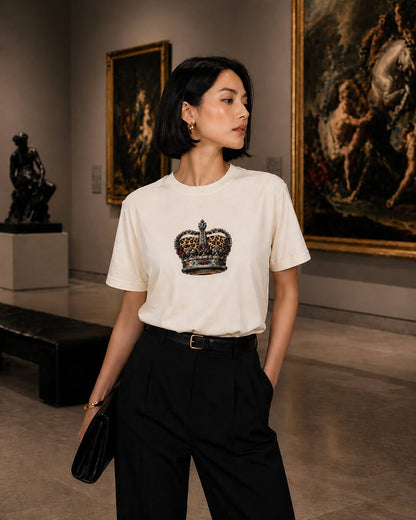 Sassy Co. T-Shirt – Royal Crown Statement Tee