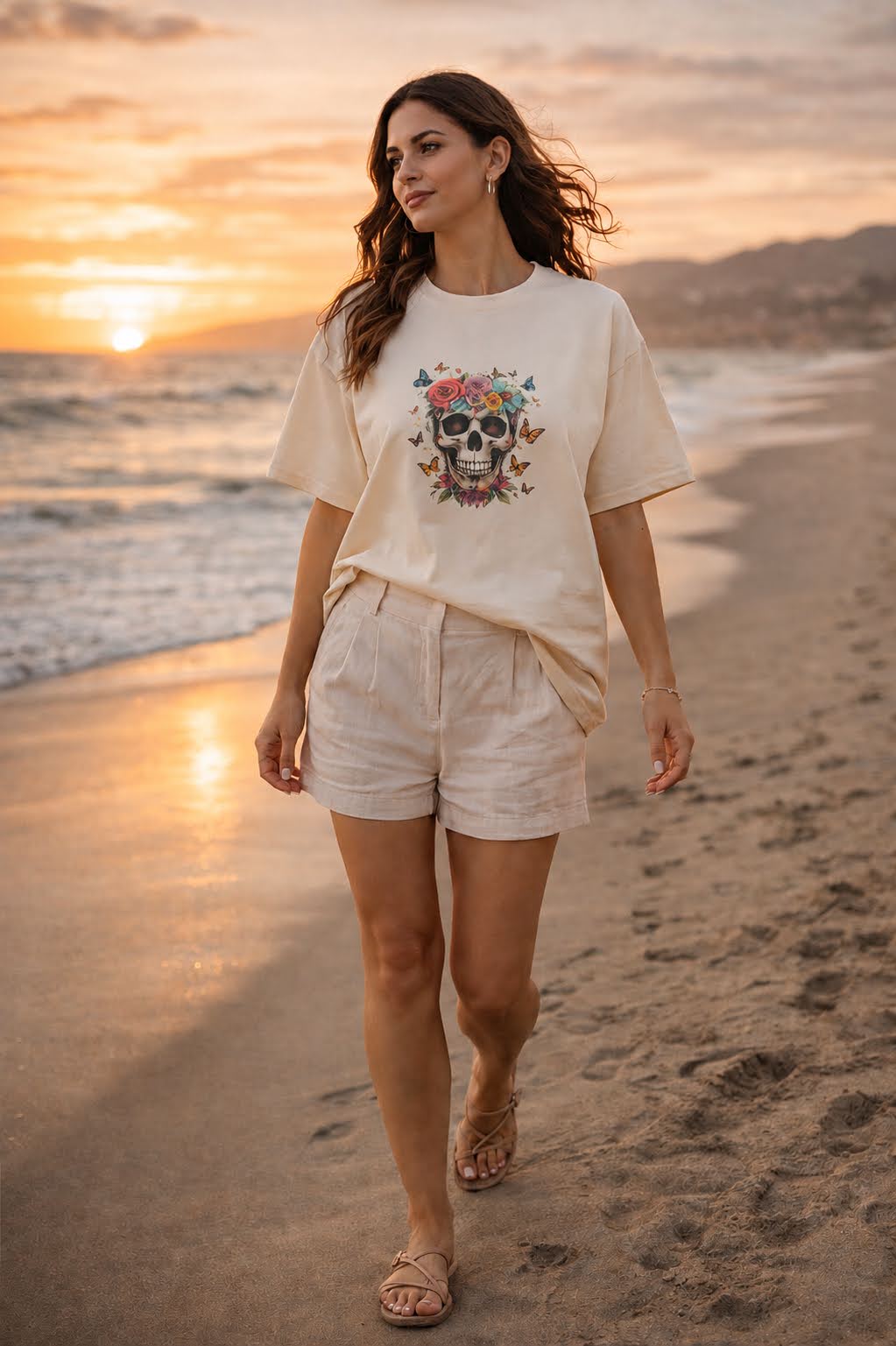 Skulls & Roses Heavy Tee – Heritage Edition