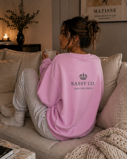 Sassy Co. Signature Sweatshirt – Join The Circle Edition