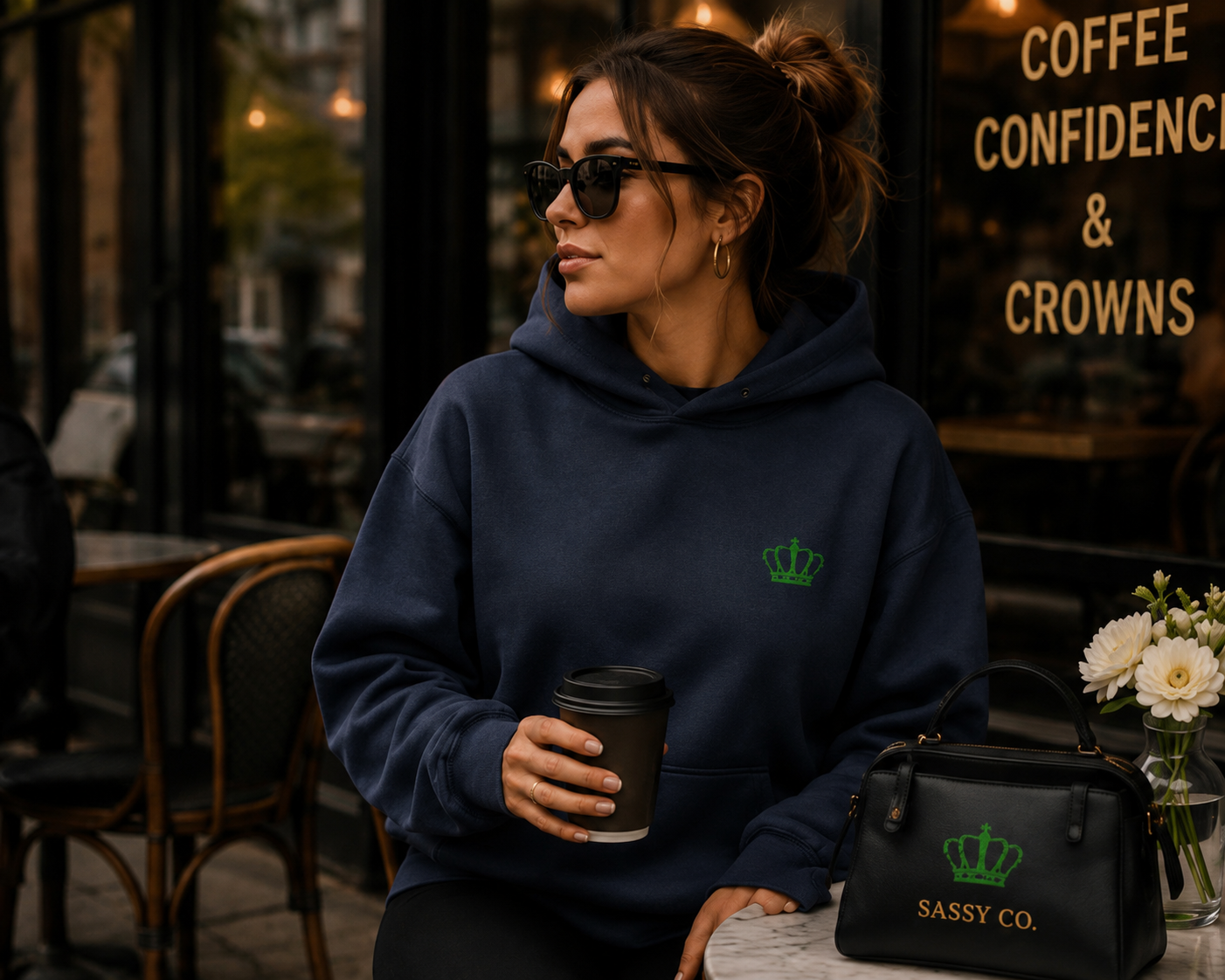 Heritage Crown Hoodie – Charcoal Grey