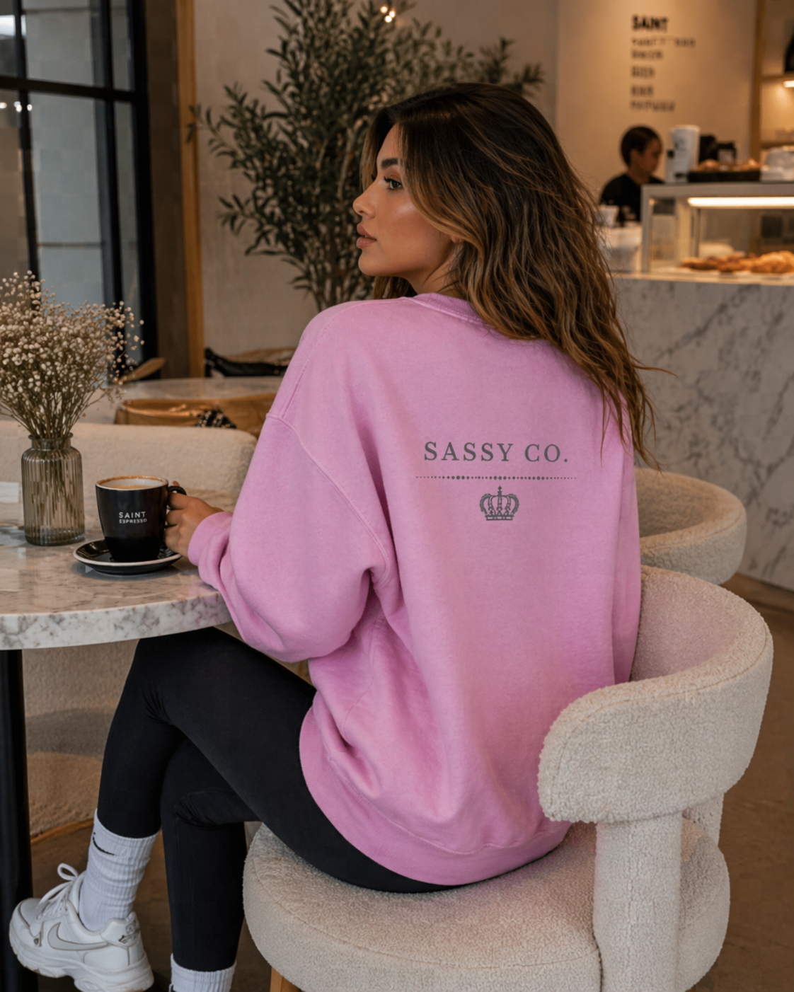 Sassy Co. Signature Sweatshirt – Crown Statement Edition