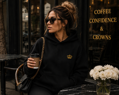 Heritage Crown Hoodie – Black