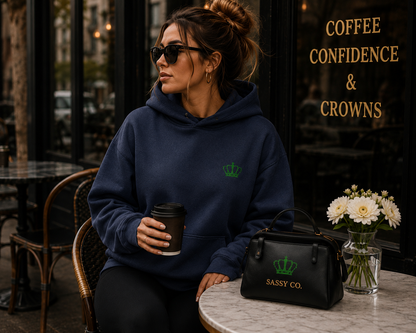 Heritage Crown Hoodie – Charcoal Grey