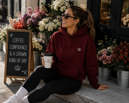 Heritage Crown Hoodie – Burgundy