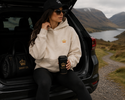 Heritage Crown Hoodie – Natural Raw