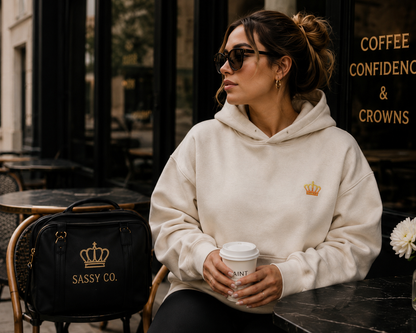 Heritage Crown Hoodie – Natural Raw